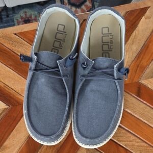 Hey Dude Navy Blue Slip-On Loafers